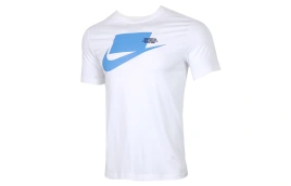 Футболка Nike T-Shirts Men White Blue