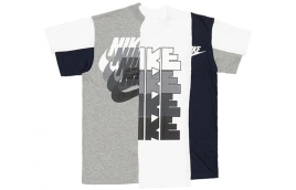 Футболка Nike X Sacai Hybrid T Shirt 'Canyon Gold/Obsidian'