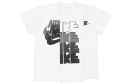 Футболка Nike X Sacai Hybrid T Shirt 'White'