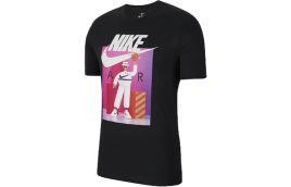 Футболка Nike Sportswear Men's Print Crewneck Sport T-Shirt Black