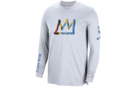 Футболка Nike Nba Brooklyn Nets City Edition Loose Fit Dri Fit L/S T shirt