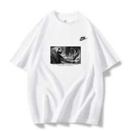 Футболка Nike T Shirts Unisex White Nike Short Sleeved Winged T Shirt