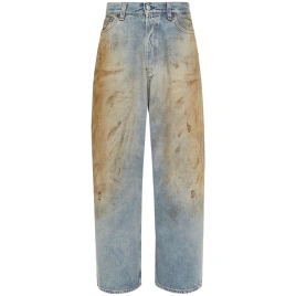 Штаны Acne Studios Mid-rise Wide-leg Jeans