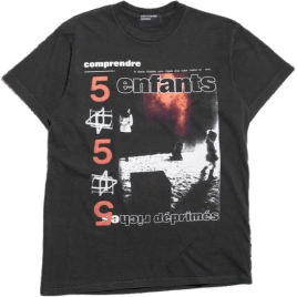 Футболка ENFANTS RICHES DEPRIMES FW24 T Shirt Unisex Faded Black