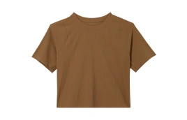 Футболка Nike T-Shirt Women's Light British Brown/White