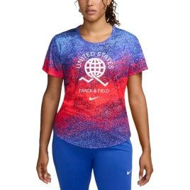 Футболка Nike Usa One Women's Nike Dri FIT Running Short Sleeve Top