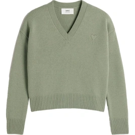 Свитер Ami Paris Ami De Coeur Wool cashmere Blend Sweater