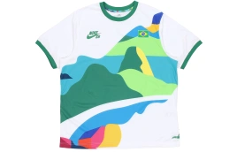 Футболка Nike Sb X Parra Brazil Federation Kit Crew Jersey Asia Sizing