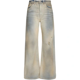 Штаны Acne Studios Straight Leg Distressed Jeans