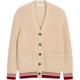 Свитер Ami Paris Ribbed Cardigan
