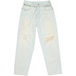 Штаны Acne Studios Straight Leg Distressed Jeans