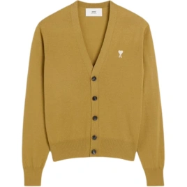 Свитер Ami Paris Logo Detailed V Neck Cardigan