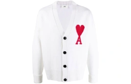 Свитер AMIPARIS Ami De Coeur Merino Wool Oversize Cardigan