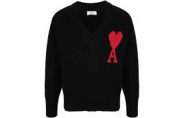 Свитер Ami V Neck Sweater