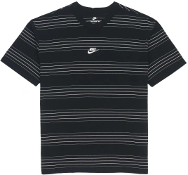 Футболка Nike Men's Logo Stripe Breathable Sport T-Shirt Black