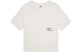 Футболка Nike SS22 Set in Sleeve T Shirt Women's Phantom Gray White