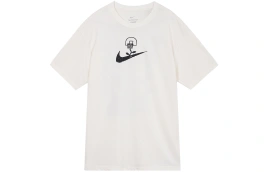 Футболка Nike Logo Printing Pattern Pullover Casual Short Sleeve T-Shirt White