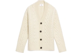 Свитер Ami English Ribbed Cardigan