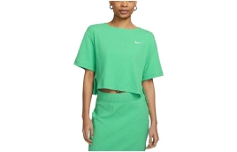 Футболка Nike Sportswear Ribbed Jersey Short-Sleeve Top Green