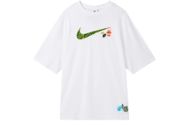Футболка Nike Women'ss Sportswear Swoosh Cartoon Print Retro Crewneck T-Shirt White