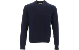 Свитер Ami Paris Logo Embroidered Knitted Jumper