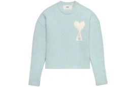 Свитер AMI Paris Cloudy Wool Ami De Coeur Jumper
