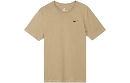 Футболка Nike Swoosh Men's Graphic Logo Breathable Crewneck T-Shirt Brown