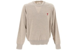 Свитер AMIPARIS Paris Ami De Coeur Logo Embroidered Crewneck Jumper