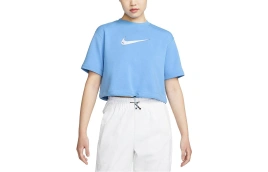 Футболка Nike Sportswear Swoosh Women's Short-Sleeve Crop Top Blue