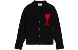 Свитер AMIPARIS Paris Ami De Coeur Knitted Cardigan