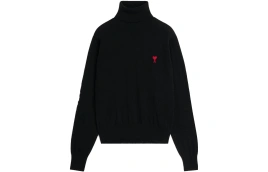 Свитер Ami Paris Ami De Coeur Embroidery Turtleneck Sweater