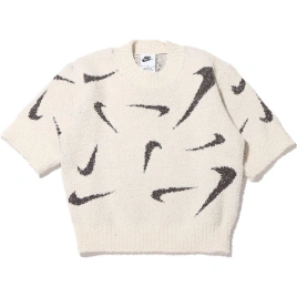 Футболка Nike Phoenix Cosy Bouclé Slim Fit Cropped Casual Knit T-Shirt