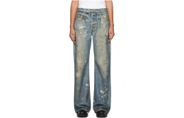 Штаны Acne Studios x Ssense Jeans Unisex Denim Blue