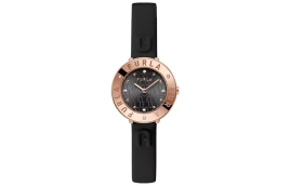 Часы Furla ESSENTIAL Series Wrist Watch Quartz Movement Genuine Leather Strap 30mm Black Dial Women's Watch WW00004014L3
