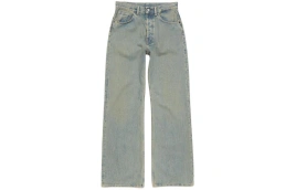 Штаны Acne Studios Mid rise Wide leg Jeans