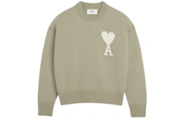 Свитер AMIPARIS Paris Ami De Coeur Logo Detailed Crewneck Jumper
