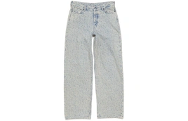 Штаны Acne Studios 1981M Low rise Wide leg Jeans