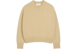 Свитер AMIPARIS SS24 Sweater Unisex Cream