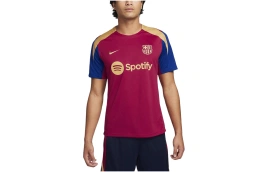 Футболка Nike Dri Fit Barcelona Club, Barça Soccer Training Sports Collection T Shirt Men's Red