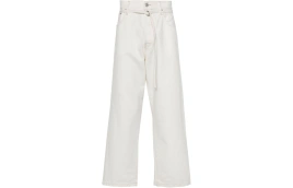 Штаны Acne Studios Belted Tapered-leg Jeans